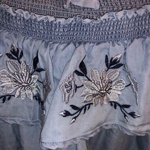 Off the shoulder blouse